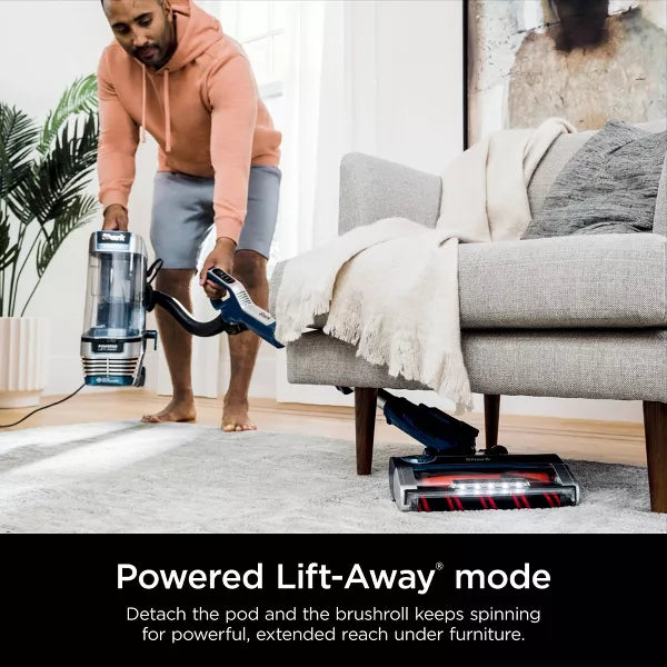 Shark Stratos Upright Vacuum - Navy