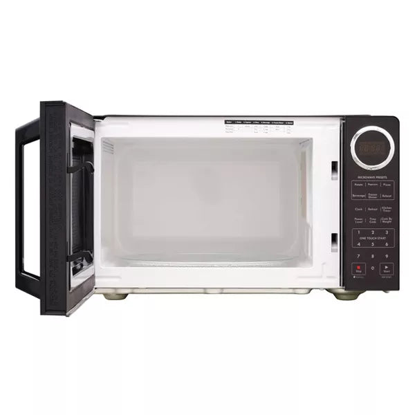 Microwave - Black: Countertop, 900W, Child Lock, 6 Programs, Compact Size