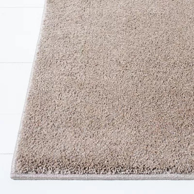 Pattern and Solid Power Loomed Area Rug
