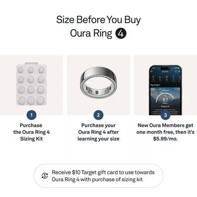 Oura Ring 4, size 7