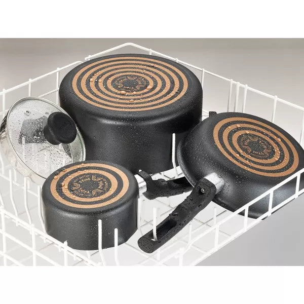 20pc Simply Cook Nonstick Cookware Set Black