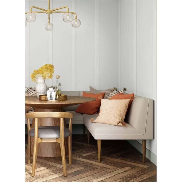 Arctic Gray Faux Board and Batten Peel and Stick Wallpaper