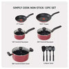 12pc Simply Cook Nonstick Cookware Set