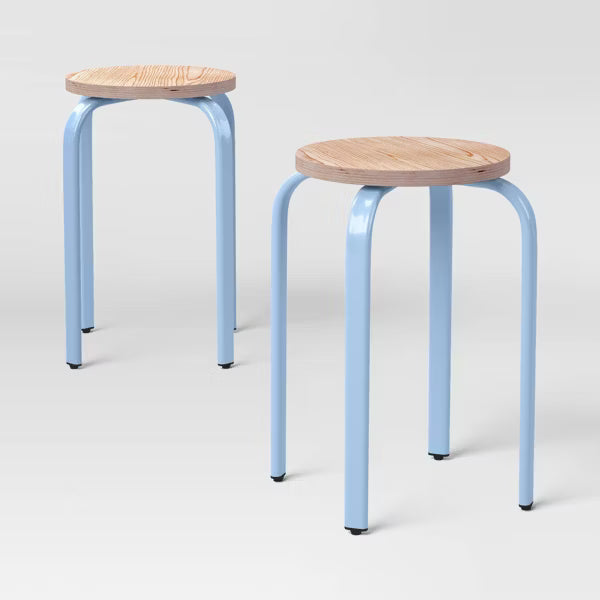 Stackable Accent Stool - Set of 2