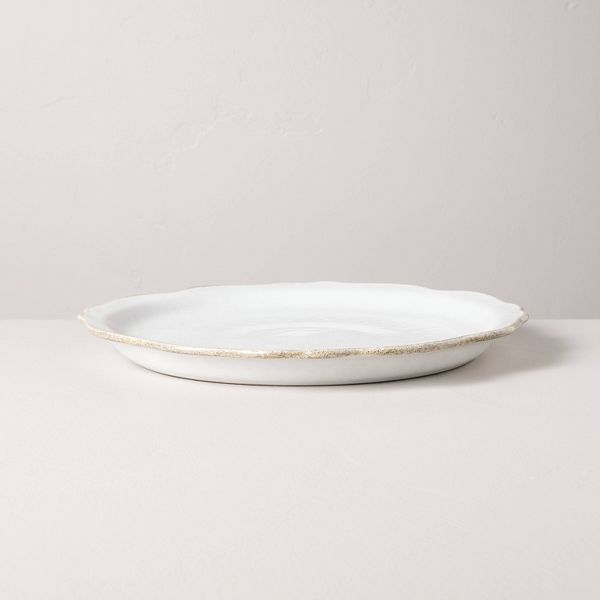 Carved Edge Dinner Plate