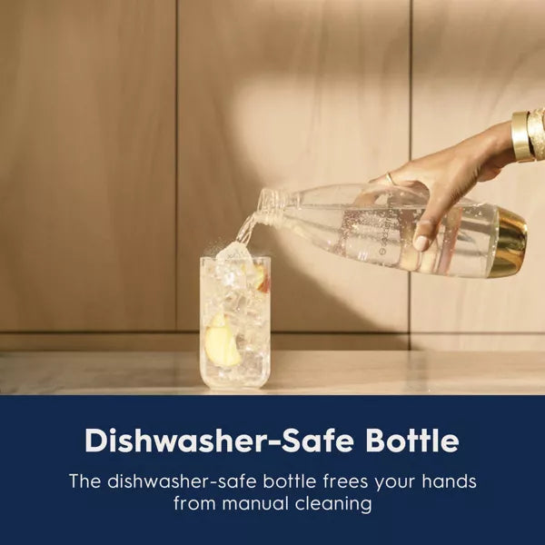 Terra Sparkling Water Maker with CO2 and Carbonating Bottle