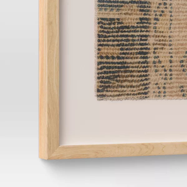(Set of 2) Textured Fabric Framed Wall Art