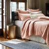 8pc Luxe Velvet Comforter Set Salmon Pink King