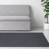 Washable Solid Machine Tufted Rug 4'X5'6