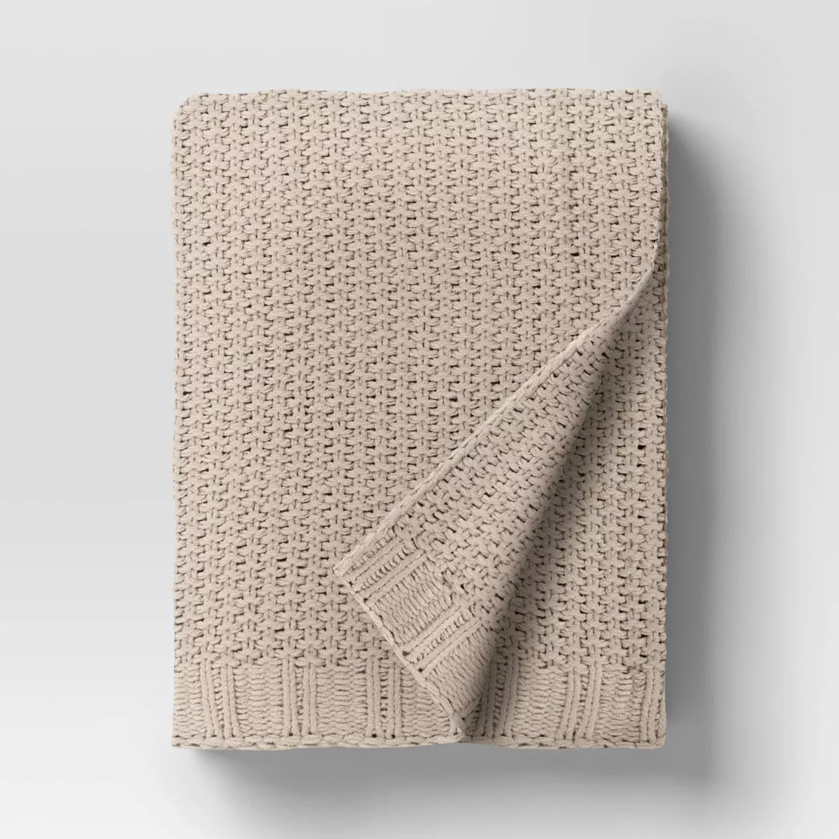 50"x60" Chenille Knit Throw Pillow - Threshold™ - SHOWROOM ITEM 
