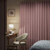 Blackout Corded Ribbed Curtain Panels - Set of 2