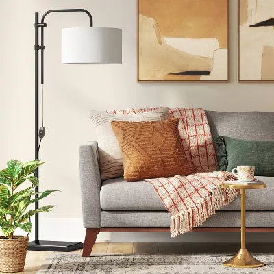 Knox Floor Lamp - Modern Black Standing Lamp