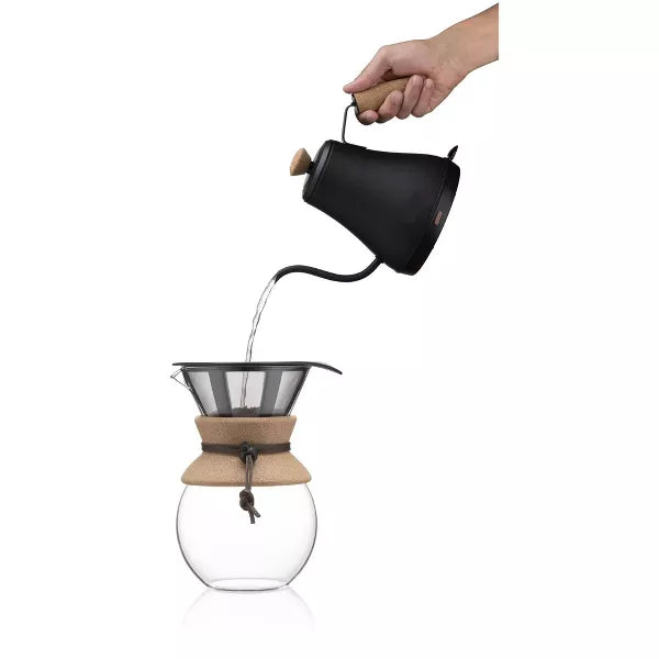 Melior Goose Neck Electric Water Kettle Matte Black