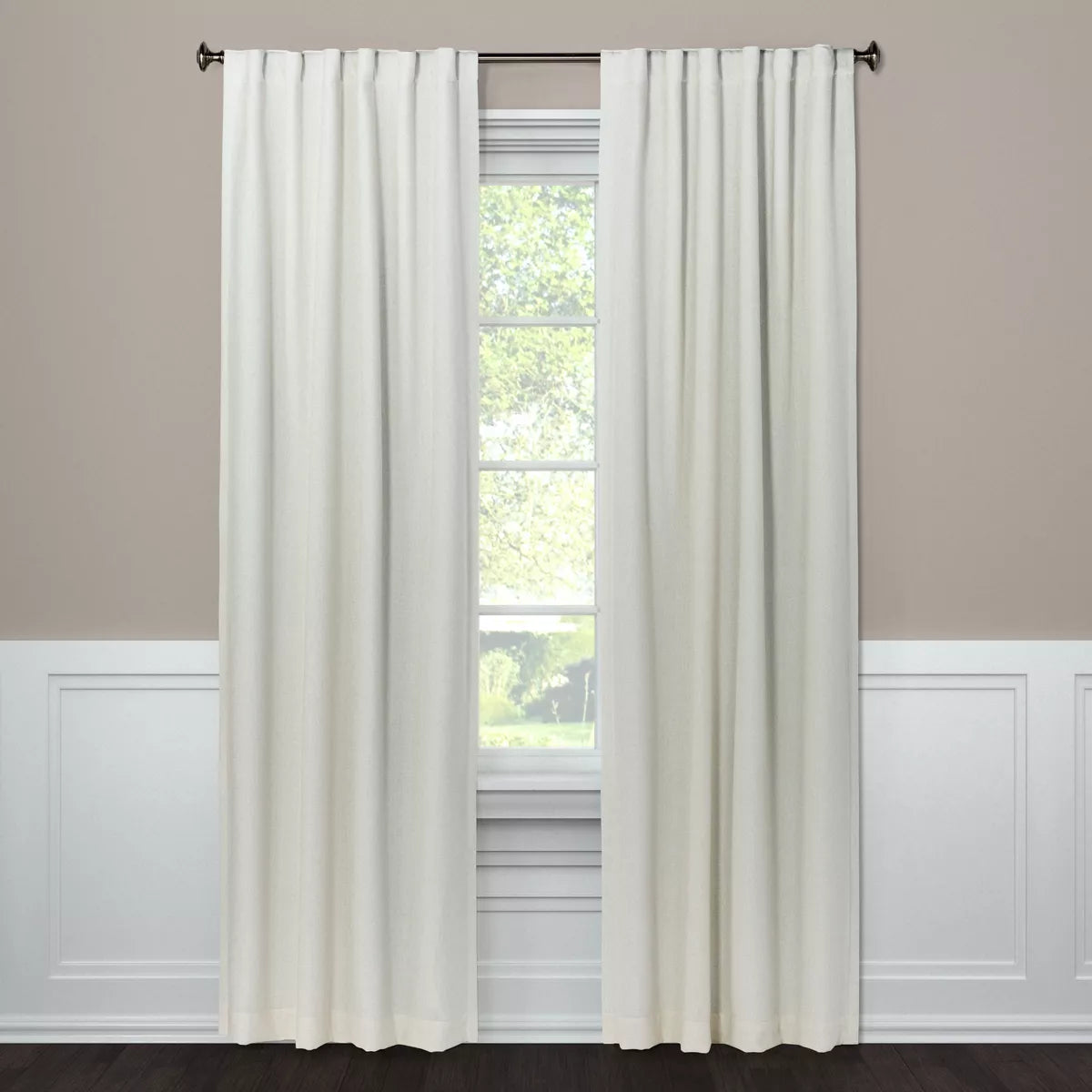 Blackout Aruba Window Curtain Panel Sour Cream