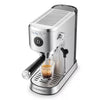 Basic Stainless Steel Compact Espresso Machine: 20-Bar, Milk Frother, Volume Control