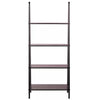 Avalon A Frame Shelf Espresso Brown -Modern 4-Tier Ladder Bookcase