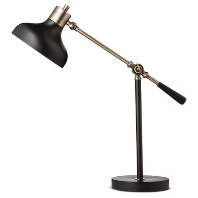 Crosby Schoolhouse Desk Lamp Black