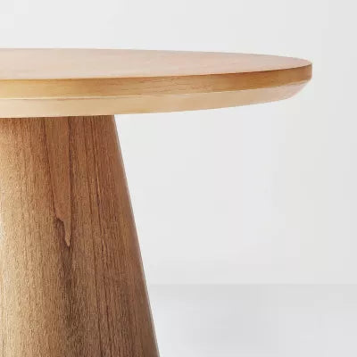 Wooden Round Pedestal Coffee Table