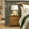 2 Drawer Modern Wood Nightstand