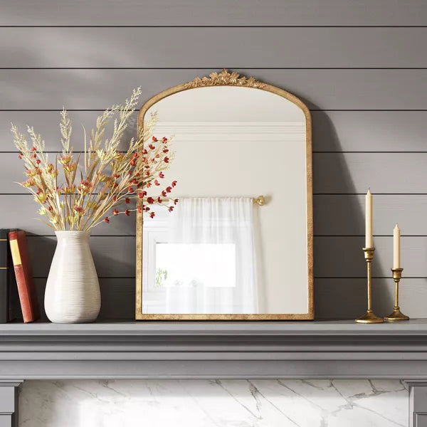 Decorative Gold Wall Mantle Mirror Gold