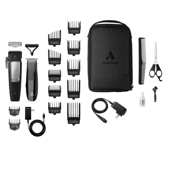 Clipper & Cordless T-Blade Lithium Trimmer Kit - 23pc