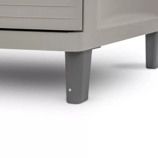 3 Drawer Storage Cabinet Gray