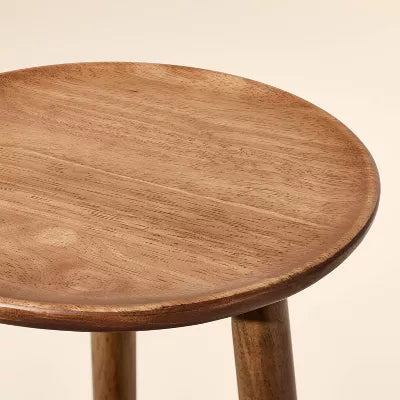 Drink Table or Plant Stand - Aged Oak SHOWROOM ONLY ITEM