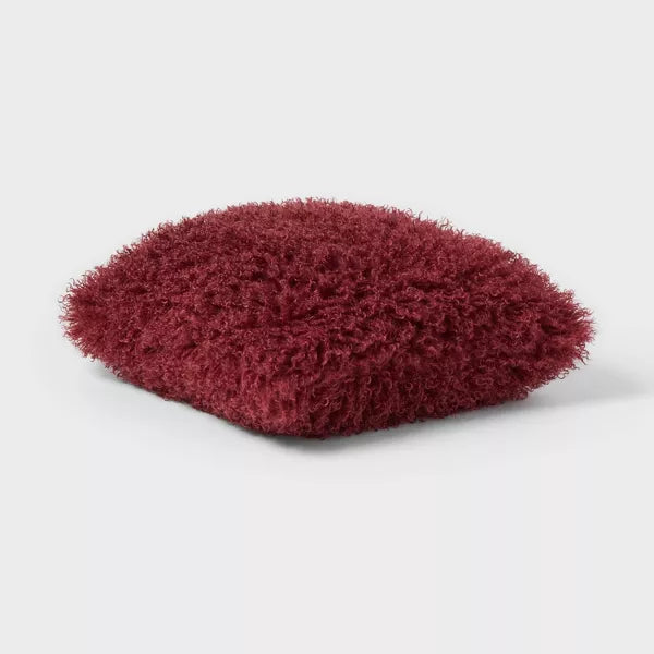 Luxe Faux Fur Euro Decorative Pillow