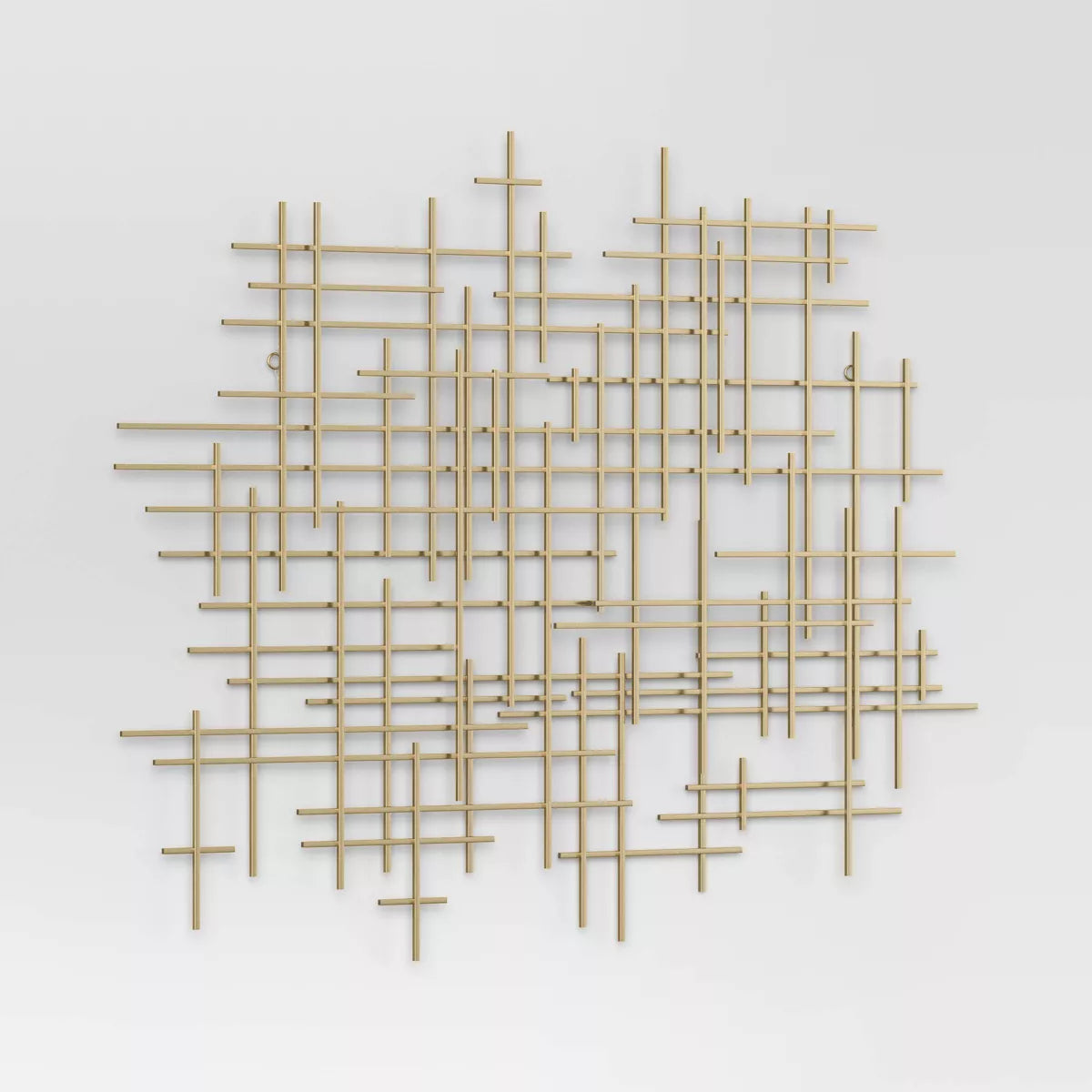 36"x30" Mid-Century Metal Wall Décor Gold - Threshold - SHOWROOM ITEM
