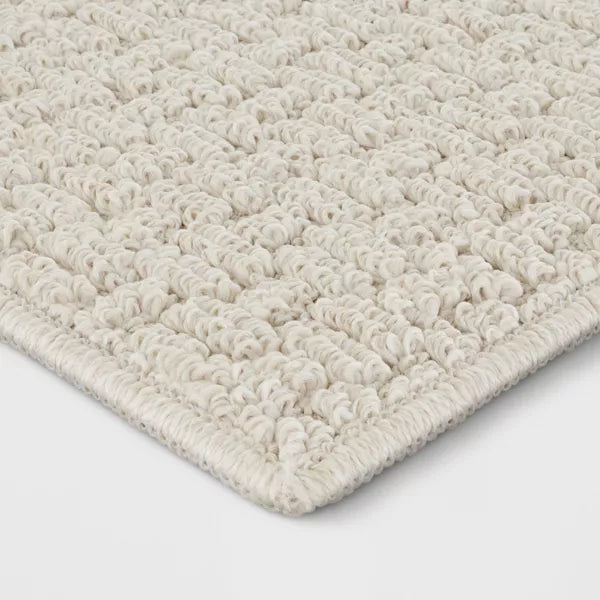 Washable Solid Machine Tufted Rug 4'5'x6"