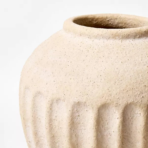 Carved Ceramic Vase