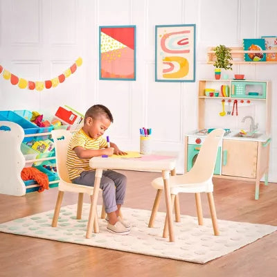 3pc Kid Century Modern Table and Chair Set
