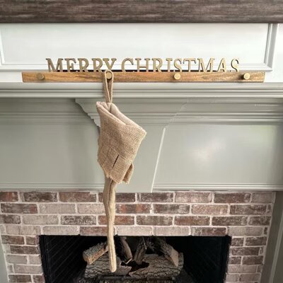 Merry Christmas Stocking Holder, final cut