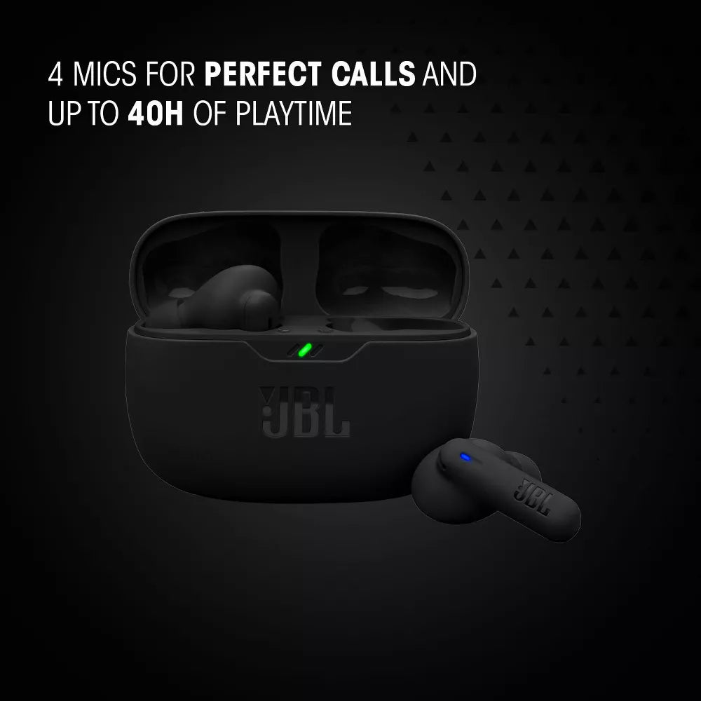 Vibe Beam 2 True Wireless Noise Cancelling Earbuds - Black