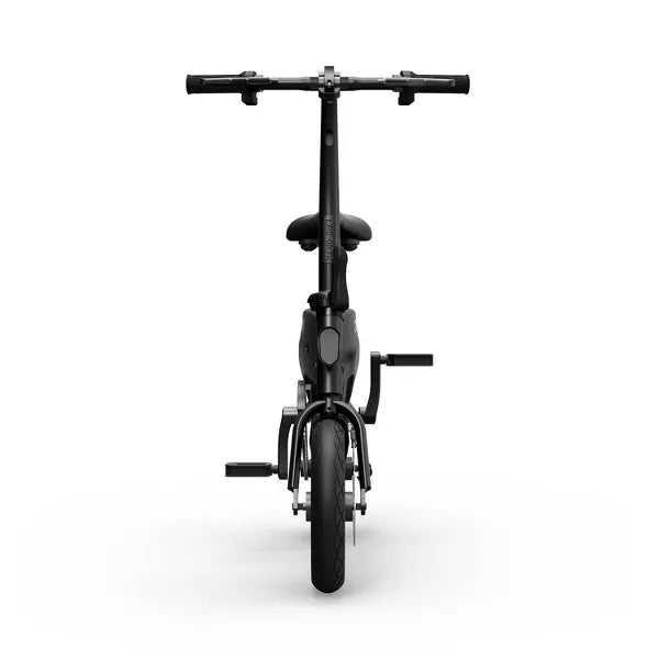 Axle Foldable Step Over Electric Bike - Black