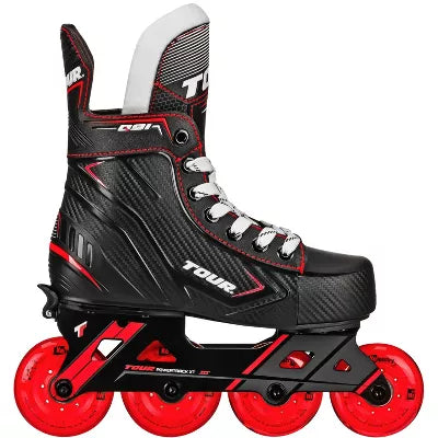 Tour Kids' Adjustable Inline and Roller Hockey Skates