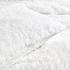 3pc Full/Queen Emma Faux Fur Comforter Set White