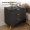 3 Drawer Dresser for Bedroom, Large Nightstand Chest of Drawers