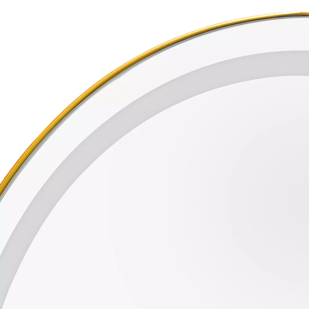 Recessed Framed Medicine Cabinet With LED Mirror