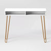 Hairpin Writing Desk with Storage