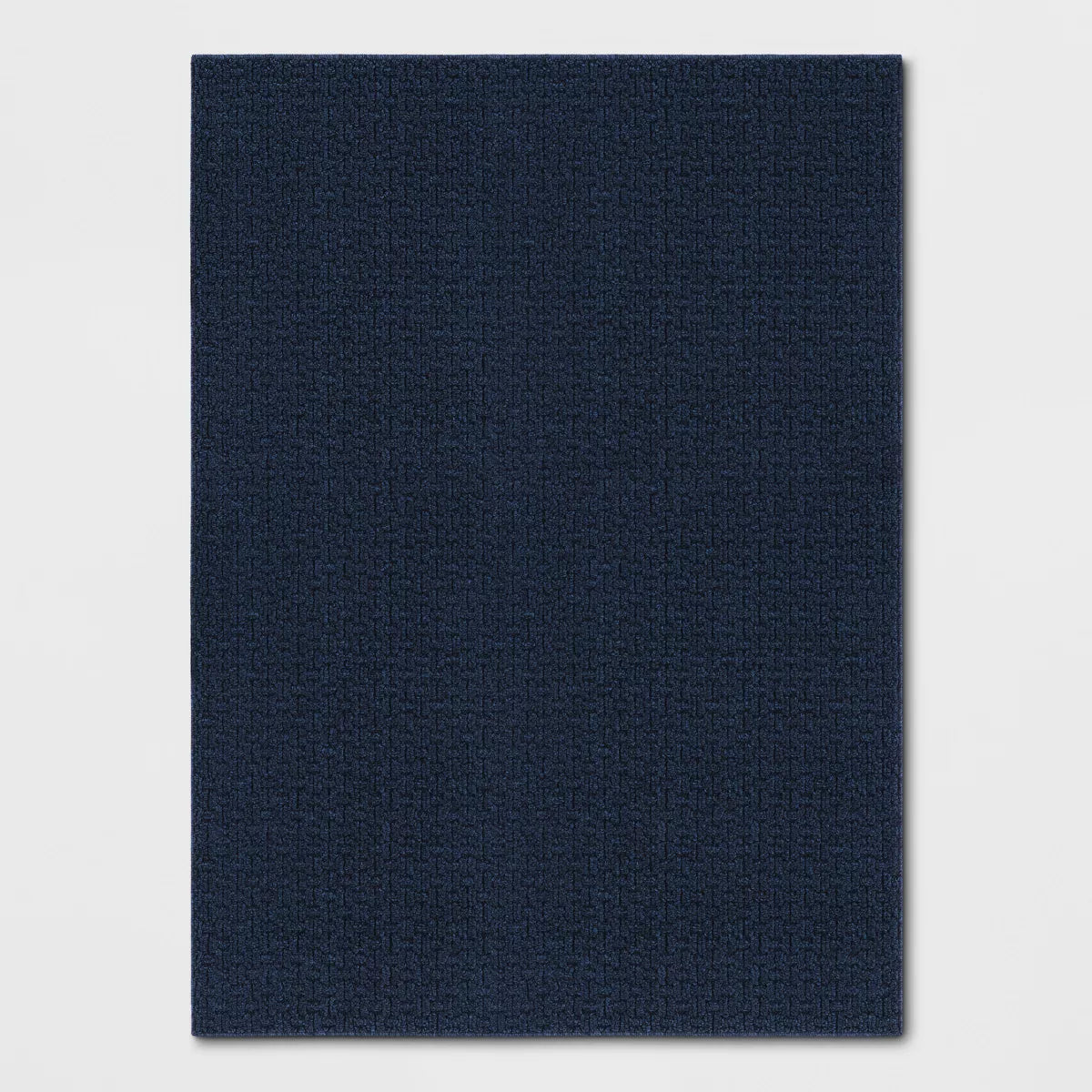 Washable Solid Machine Tufted Rug 4'X5'6"