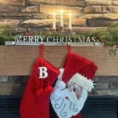 Merry Christmas Stocking Holder, final cut