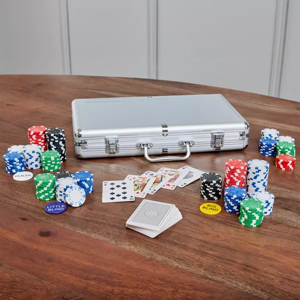 Poker Set with Professional Weight Poker Chips 400pc