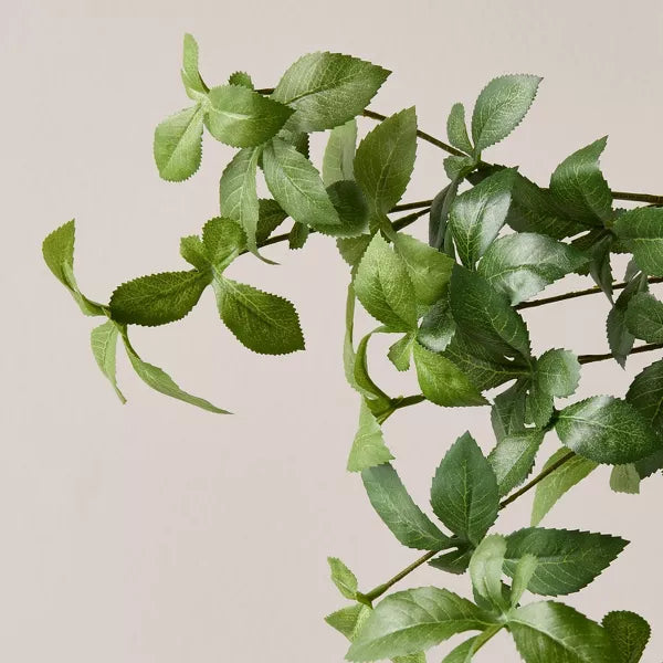 Faux Gypsophila Leaf Potted Tree