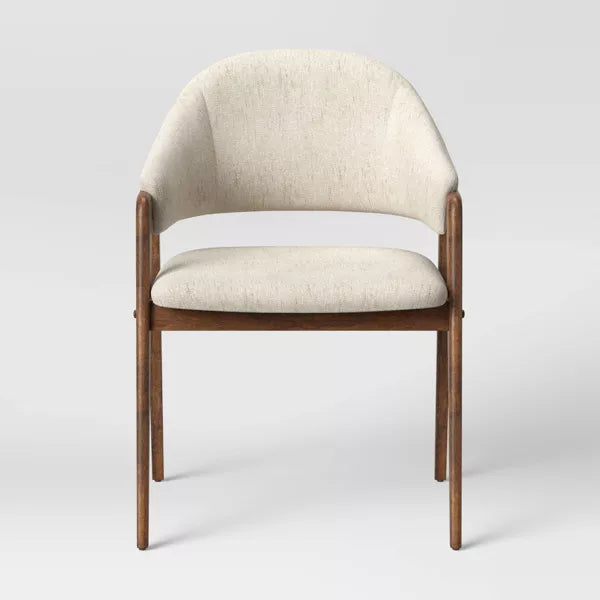 Ingleside Open Back Upholstered Wood Frame Dining Chair