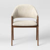 Ingleside Open Back Upholstered Wood Frame Dining Chair