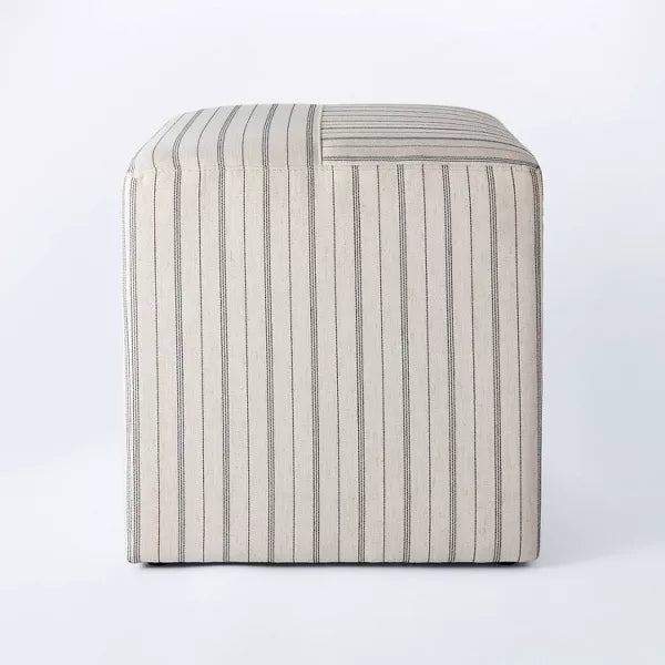 Lynwood Square Upholstered Cube Ottoman