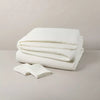 Fine Stripe Duvet & Sham Set Twilight Taupe/Sour Cream King