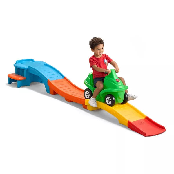 Racing Green Up & Down Roller Coaster Ride-On
