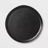 12pc Earthenware Houlton Dinnerware Set Black - Solid Plate & Bowl Dish Set, Microwave & Dishwasher Safe